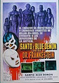 Santo y Blue Demon contra el doctor Frankenstein (1974) Movie Poster
