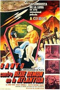 Santo contra Blue Demon en la Atlántida (1970) Movie Poster