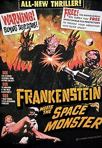 Frankenstein Meets the Spacemonster (1965) Movie Poster