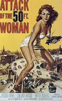 Attack of the 50 Foot Woman (1958) Movie Poster