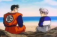 Image from: Doragon Bôru Z: Zetsubô e no Hankô!! Nokosareta chô Senshi - Gohan to Torankusu (1993)