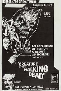 Creature of the Walking Dead (1965) Movie Poster