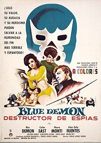 Blue Demon Destructor de Espías (1968) Movie Poster