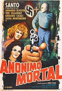 Santo en Anónimo Mortal (1975) Movie Poster