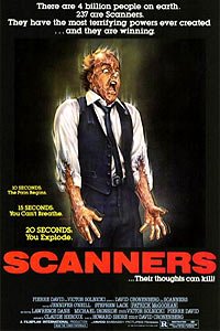 Scanners (1981) Movie Poster Scanners (1981) Movie Poster