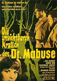 Unsichtbaren Krallen des Dr. Mabuse, Die (1962) Movie Poster