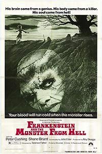 Frankenstein and the Monster from Hell (1974) Movie Poster