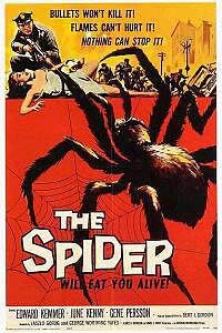 Earth vs the Spider (1958) Movie Poster