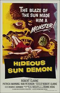 Hideous Sun Demon, The (1959) Movie Poster Hideous Sun Demon, The (1959) Movie Poster