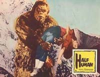 Image from: Half Human: The Story of the Abominable Snowman (1958)