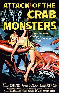 Attack of the Crab Monsters (1957) Movie Poster