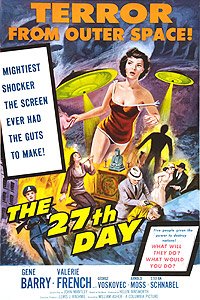 27th Day, The (1957) Movie Poster
