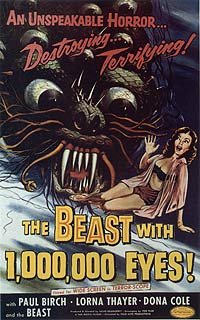 Beast with 1,000,000 Eyes!, The (1955) Movie Poster