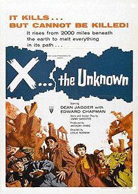 X: The Unknown (1956) Movie Poster