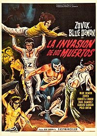 Blue Demon y Zovek en la Invasión de los Muertos (1973) Movie Poster