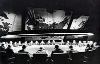 Image from: Dr. Strangelove or: How I Learned to Stop Worrying and Love the Bomb (1964)