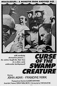 Curse of the Swamp Creature (1966) Movie Poster