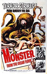 Monster from the Ocean Floor (1954) Movie Poster