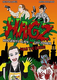 Housewife Alien vs. Gay Zombie (2017) Movie Poster