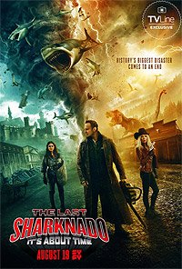 The Last Sharknado: It's About Time (2018) Movie Poster